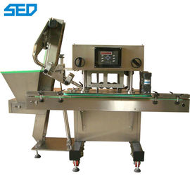 SED-250P 무게 200 킬로그램 PLC 제약 기구 설비 유리병 금속 캡 세포막은 80-100 병 / 분을 기계화합니다